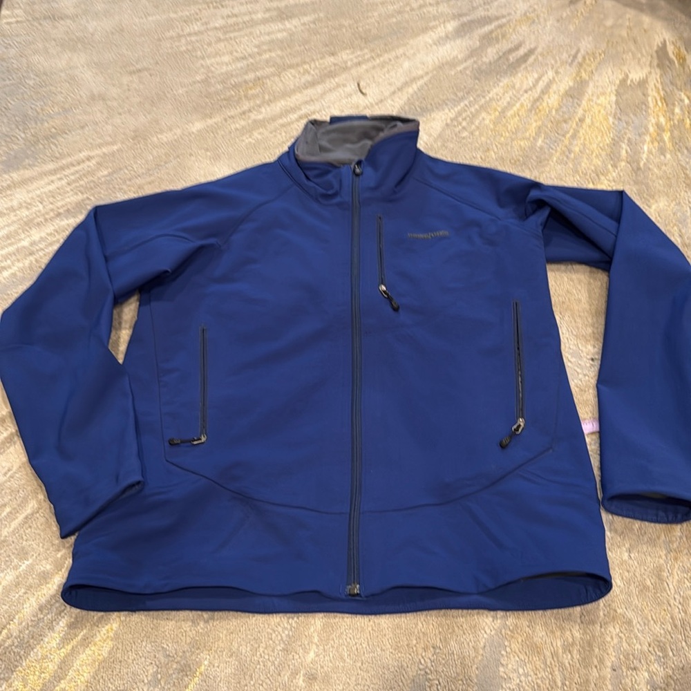 VTG Patagonia Adze Softshell Jacket‎ Medium darker Blue in excellent condition